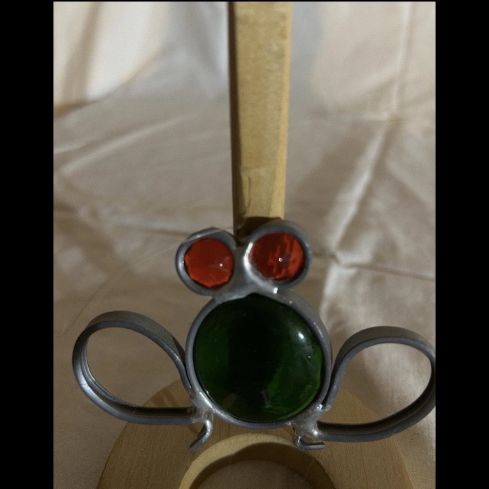 Stained Glass Insect and Nature Ornaments, set of 8 - Picture 4 of 7
